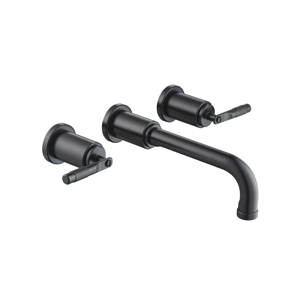 Two Handle Wall Mounted Bathroom Faucet