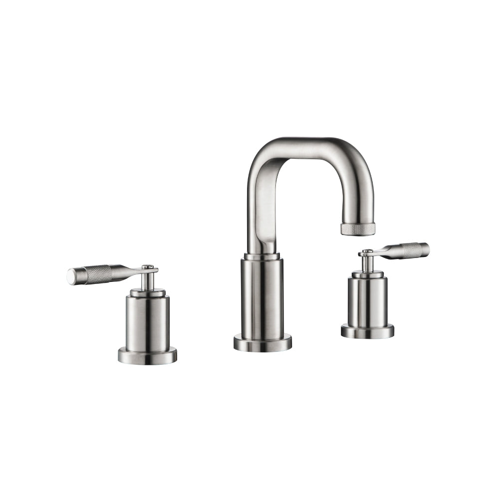 Three Hole 8" Widespread Two Handle Bathroom Faucet