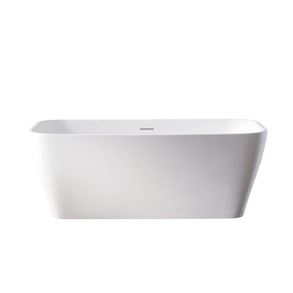 Vinnova, Augustine 59" x 31.5" Soaking Bathtub