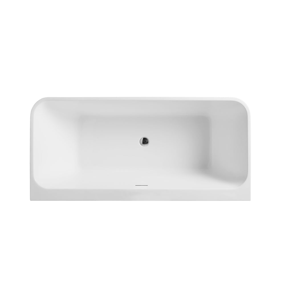 Vinnova, Dashiel 59" x 31.5" Soaking Bathtub