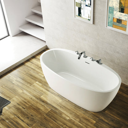 Vinnova, Everly 59" x 31.5" Soaking Bathtub