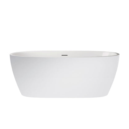 Vinnova, Everly 59" x 31.5" Soaking Bathtub