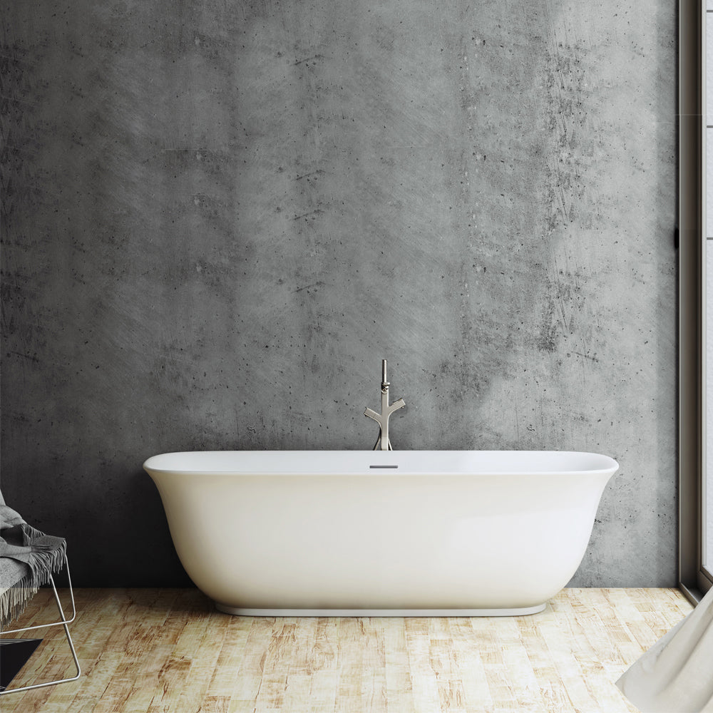 Vinnova, Orion 59" x 31.5" Soaking Bathtub