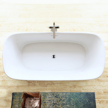 Vinnova, Orion 59" x 31.5" Soaking Bathtub