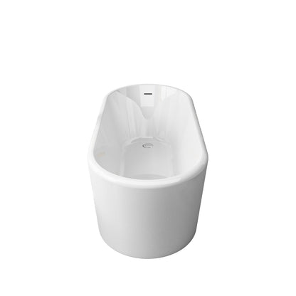 Vinnova, Caserta 59" x 27.6" Soaking Bathtub