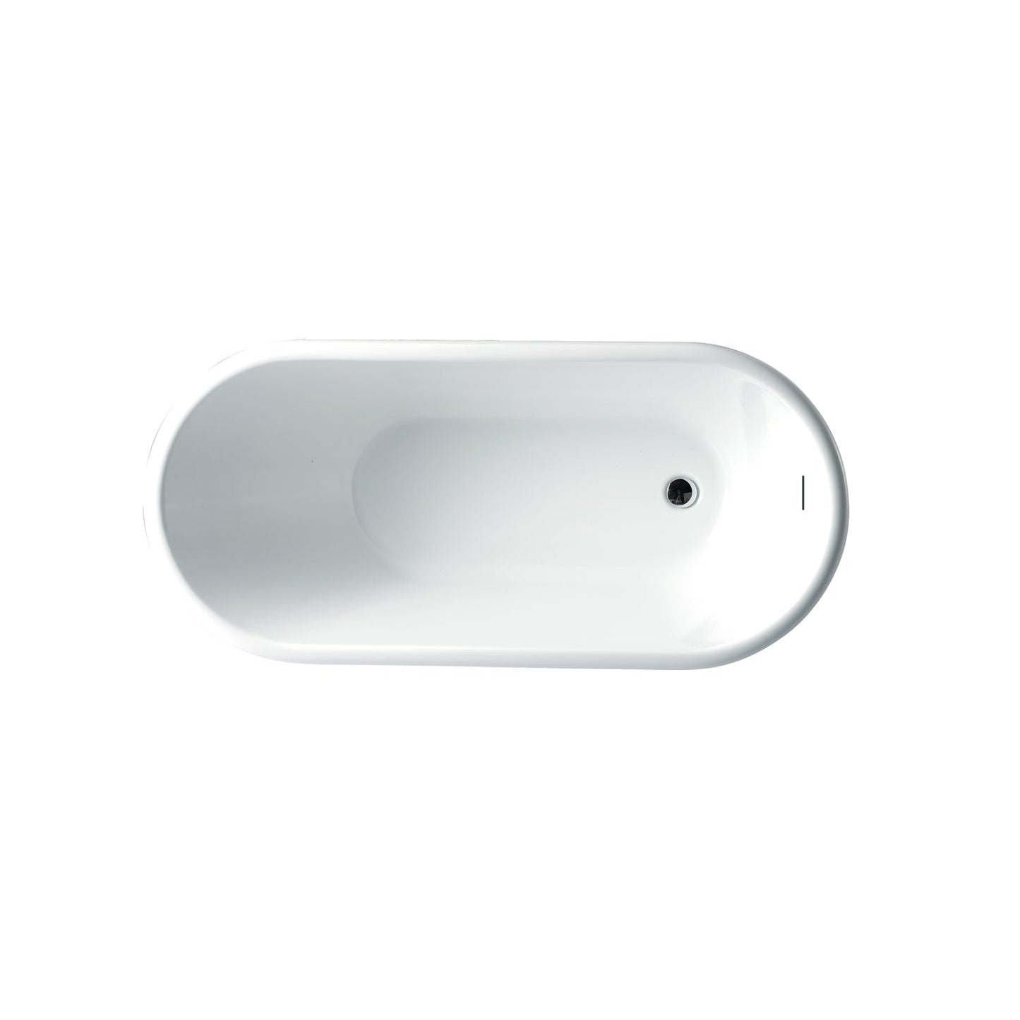 Vinnova, Caserta 59" x 27.6" Soaking Bathtub