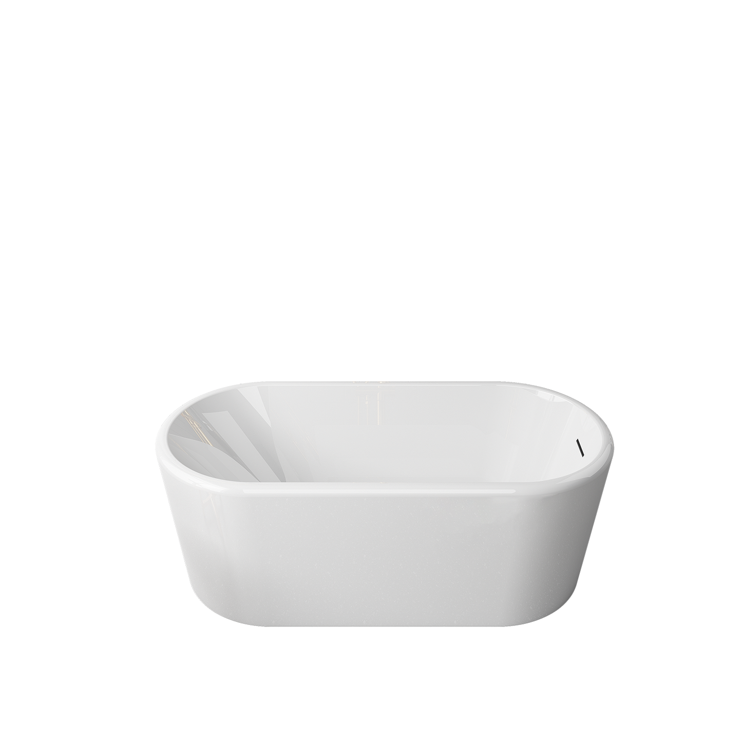 Vinnova, Caserta 59" x 27.6" Soaking Bathtub
