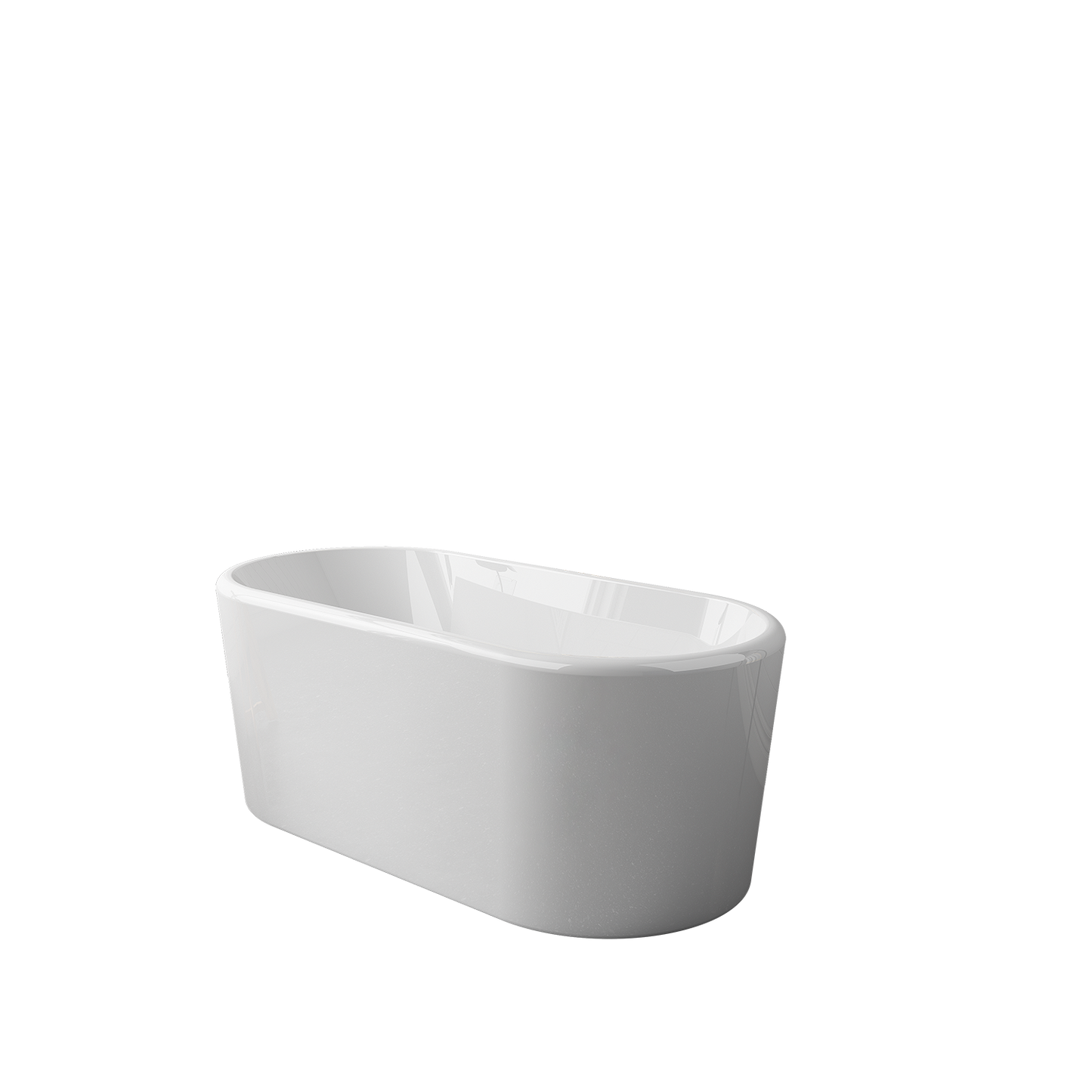 Vinnova, Caserta 59" x 27.6" Soaking Bathtub