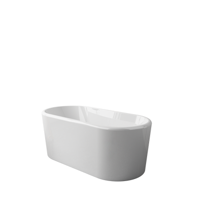 Vinnova, Caserta 59" x 27.6" Soaking Bathtub