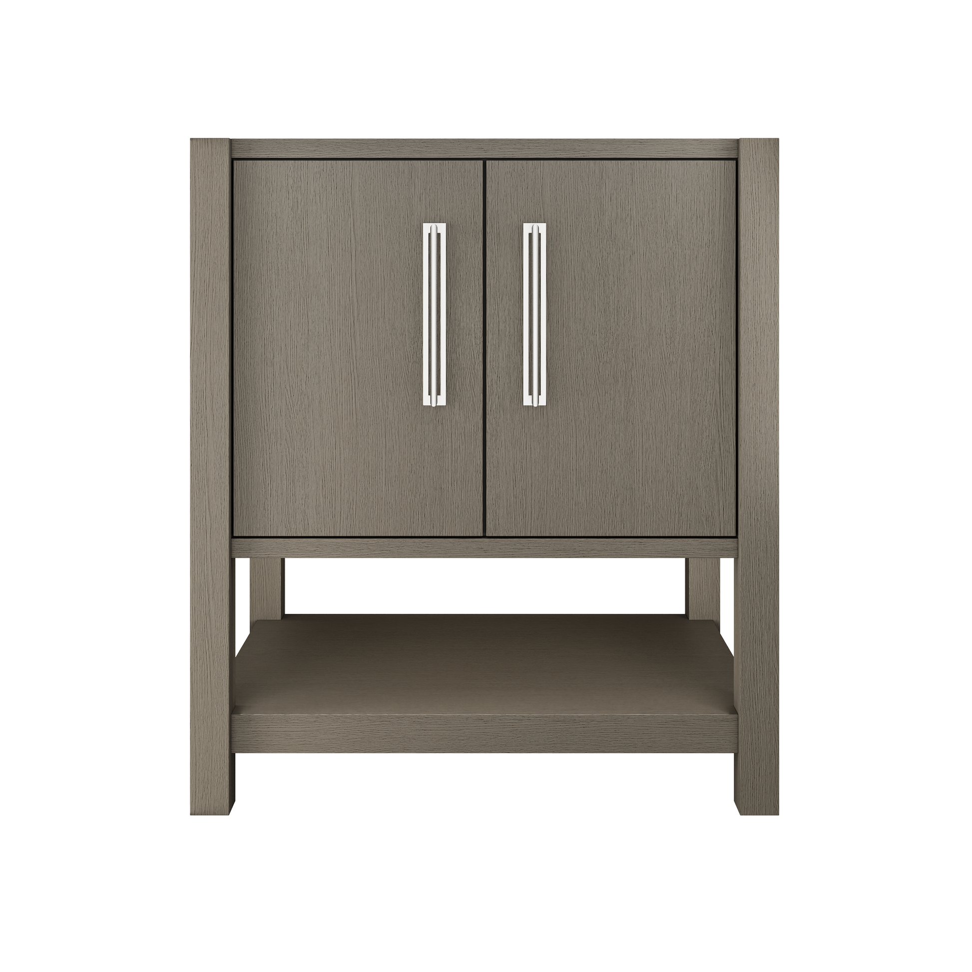 Gray Weathered / Polished Chrome