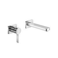 Modern wall-mounted bathroom faucet with single handle design