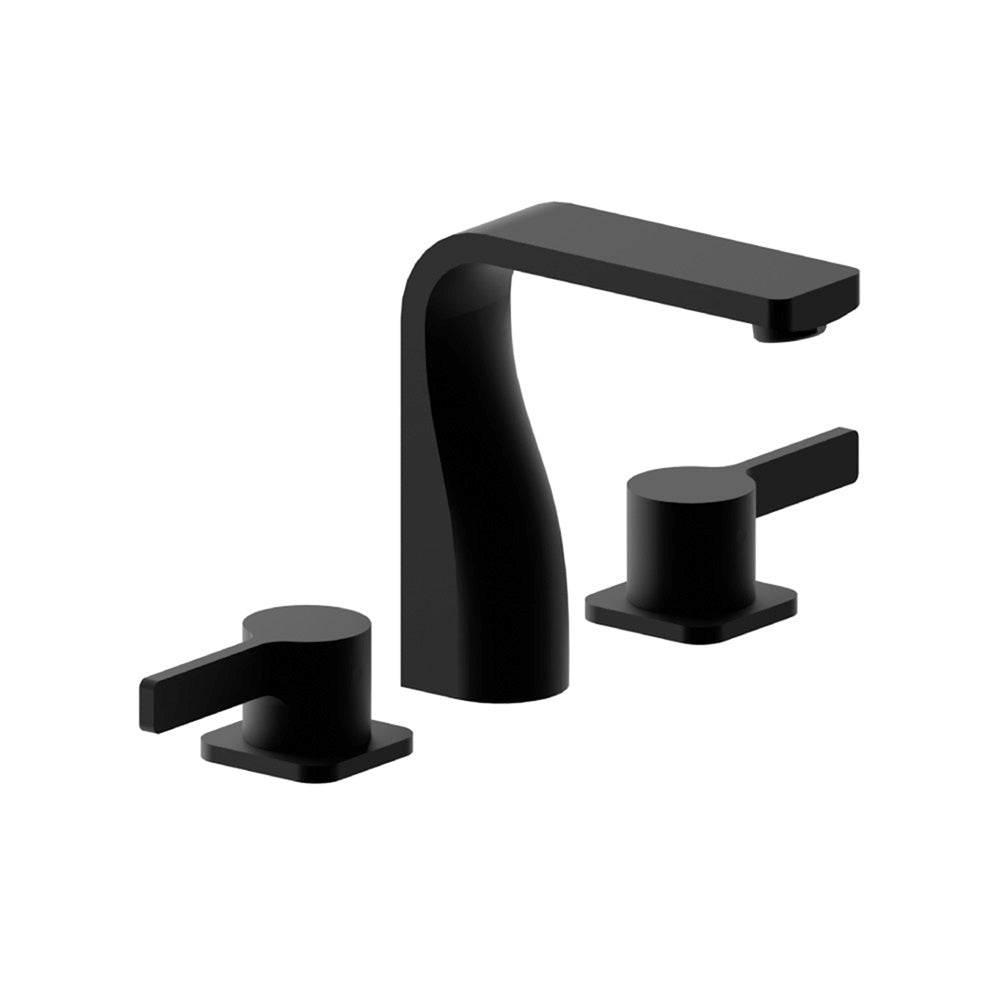 Three Hole 8" Widespread Two Handle Bathroom Faucet