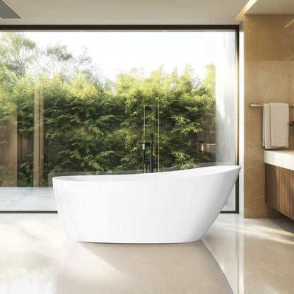 Vinnova, Lahore 66.9" x 29.1" Soaking Bathtub