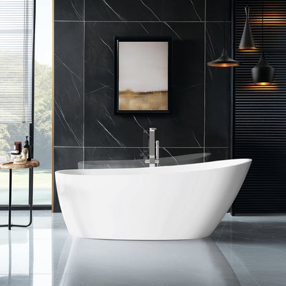 Vinnova, Lahore 66.9" x 29.1" Soaking Bathtub