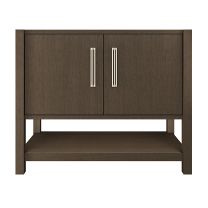 kiawah-single-bath-vanity-42in Russet Shadow Satin Nickel