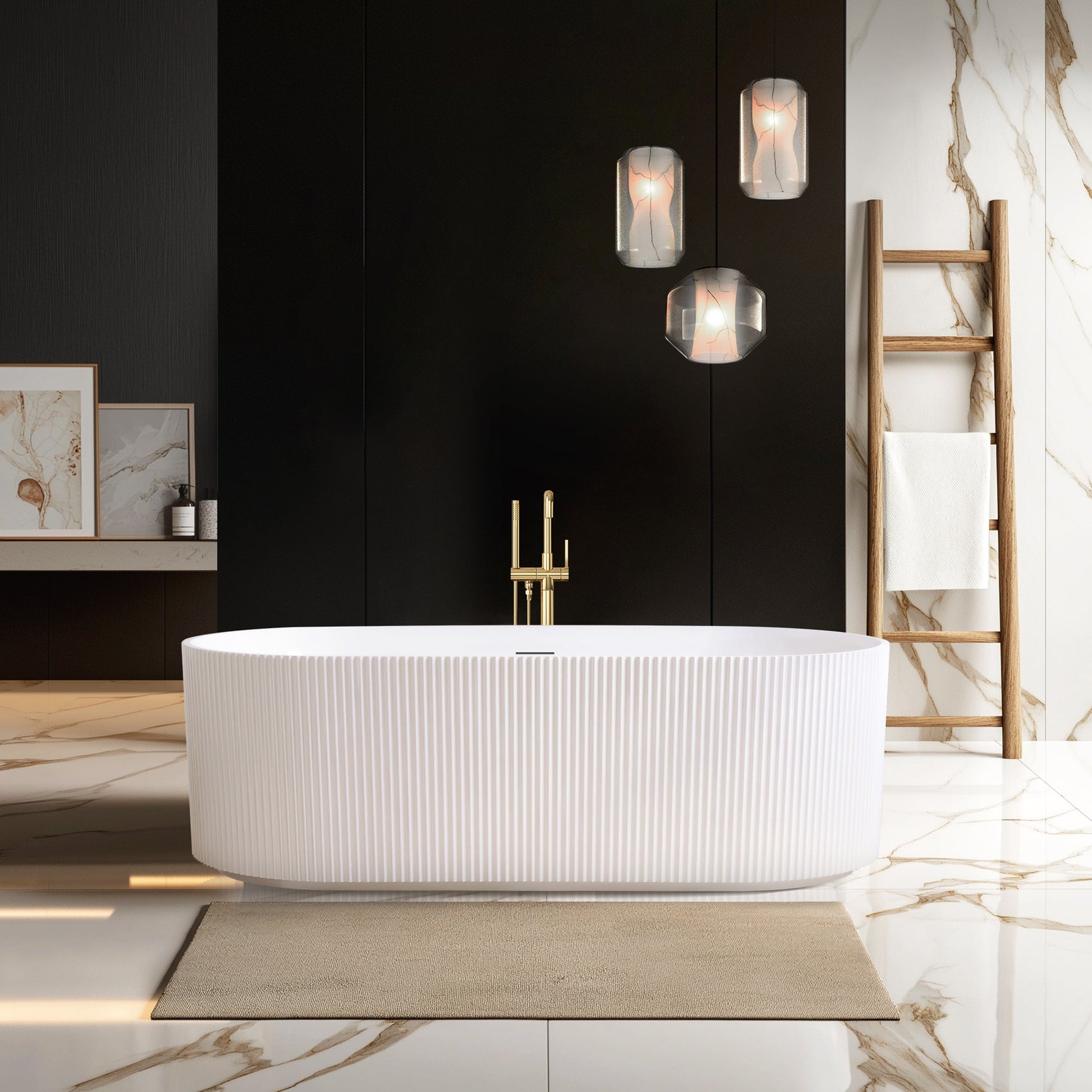Vinnova Linyi 66.9-inch bathroom vanity — view 4