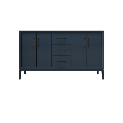 Hague Blue / 60" Wide / Matte Black