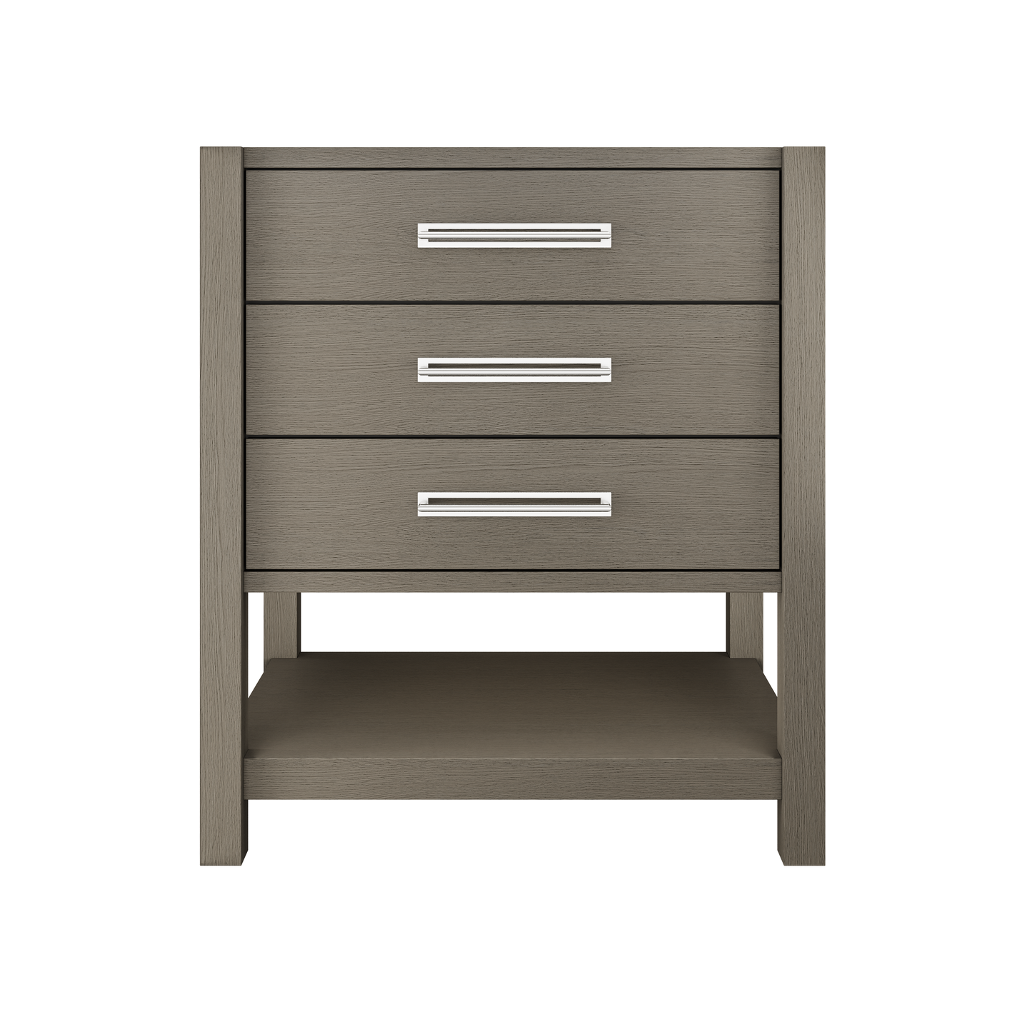 Vanderloc Kiawah Freestanding Three-Drawer Luxury Bathroom Vanity | Single Sink | Solid Wood