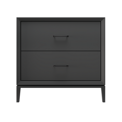 Alexandra 2-Drawer 36" Single Vanity - Off Black / Matte Black