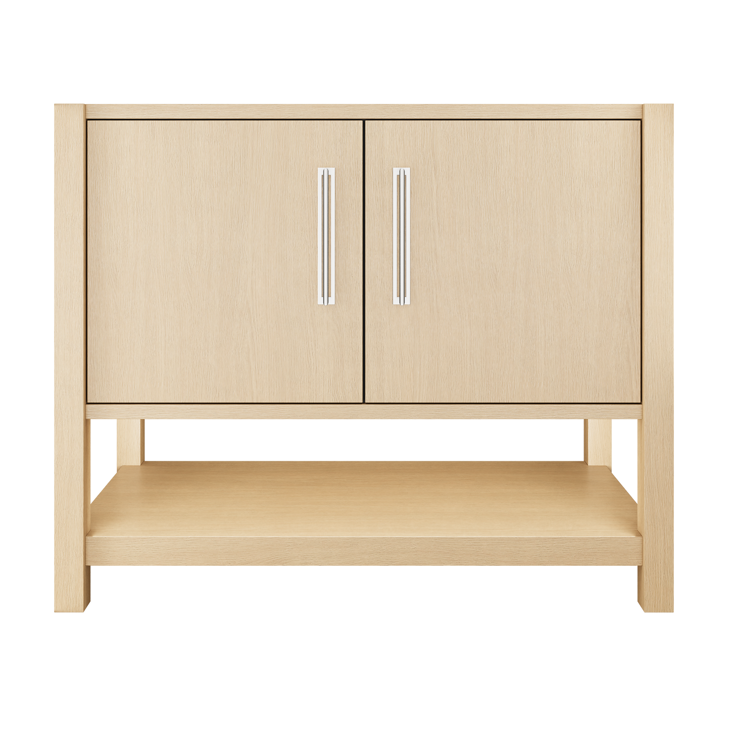 kiawah-single-bath-vanity-42in Natural Weathered Polished Chrome