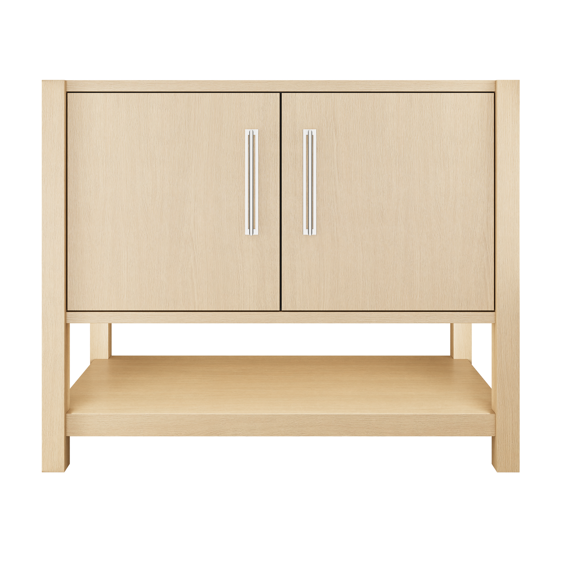 kiawah-single-bath-vanity-42in Natural Weathered Polished Chrome