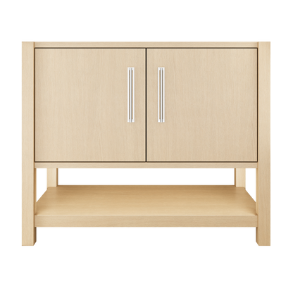 kiawah-single-bath-vanity-42in Natural Weathered Polished Chrome