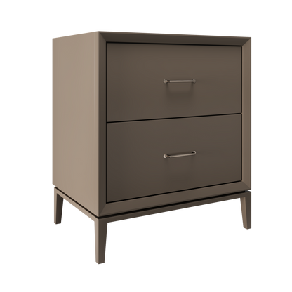 Alexandra 2-Drawer 30" Single Vanity - Truffle / Satin Nickel