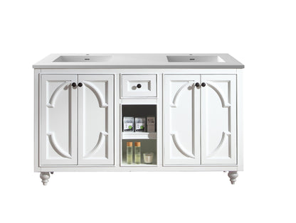 Laviva Odyssey 60.0 White Bathroom Vanity with Quartz Countertop