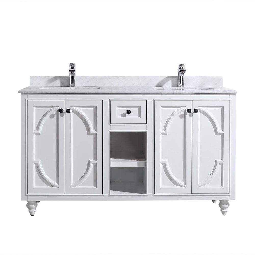 Laviva Odyssey 60.0 White Bathroom Vanity with Quartz Countertop