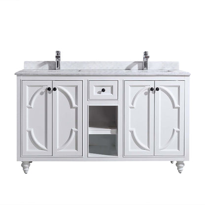 Laviva Odyssey 60.0 White Bathroom Vanity with Quartz Countertop