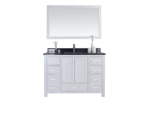 Laviva Wilson 48 inch White bathroom vanity