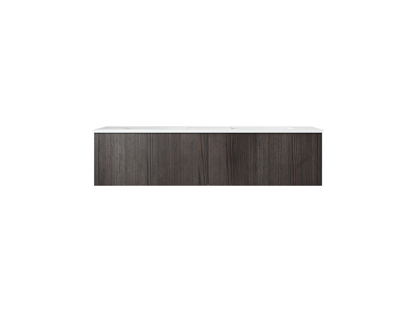 Laviva Legno 60 inch Carbon Oak Double Sink bathroom vanity