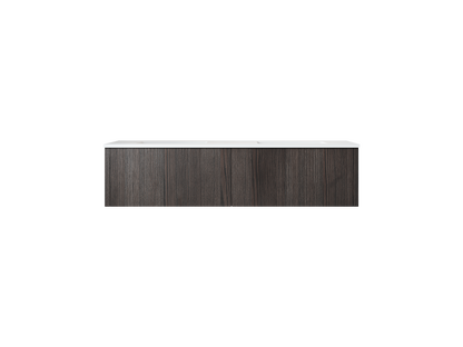 Laviva Legno 60 inch Carbon Oak Double Sink bathroom vanity