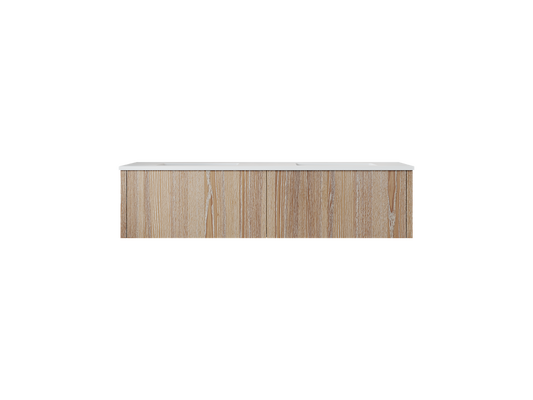 Laviva Legno 60 inch Weathered Grey Double Sink bathroom vanity