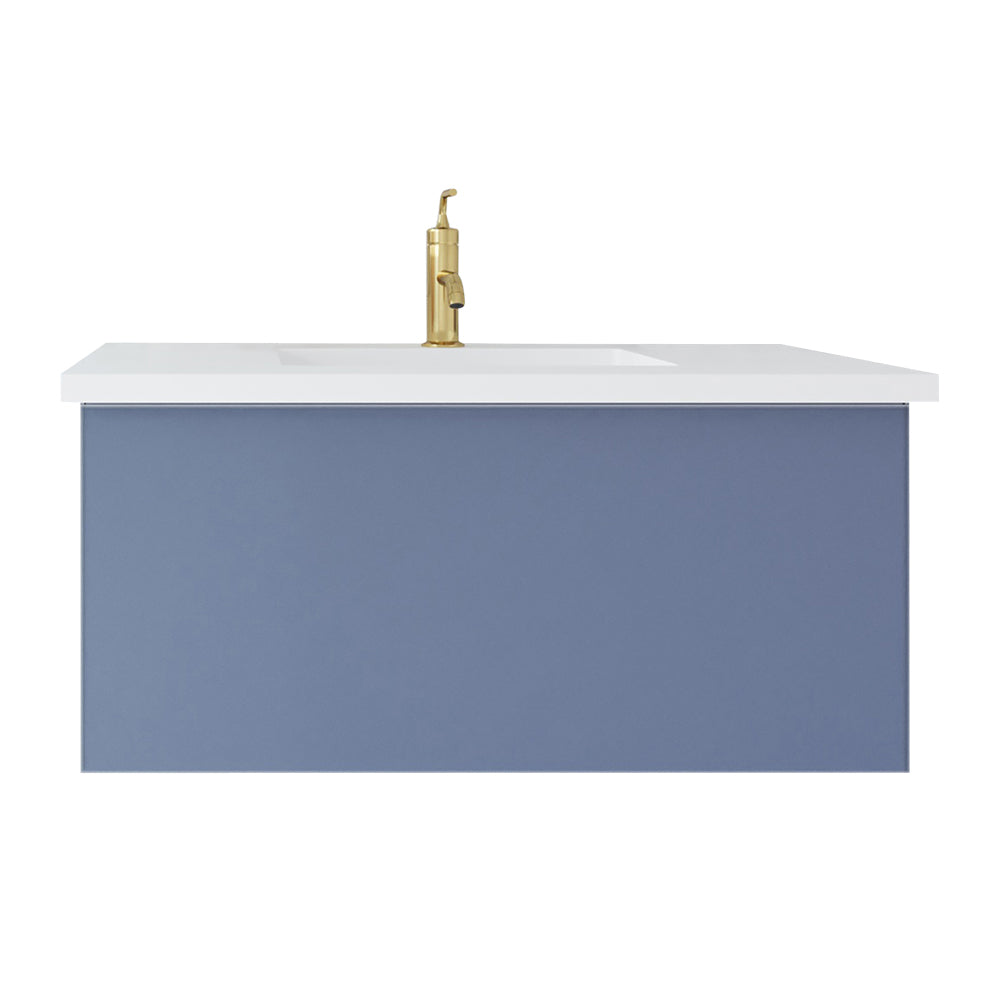 Laviva Vitri 36 inch Nautical Blue bathroom vanity