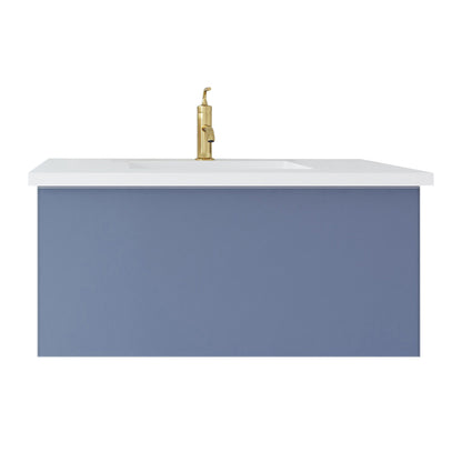 Laviva Vitri 36 inch Nautical Blue bathroom vanity