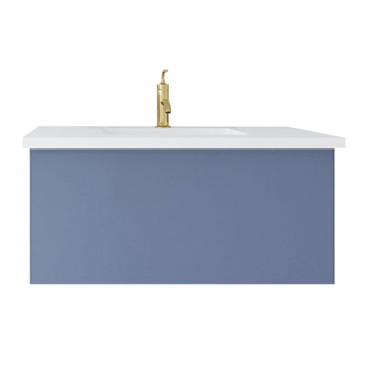 Laviva Vitri 36 inch Nautical Blue bathroom vanity