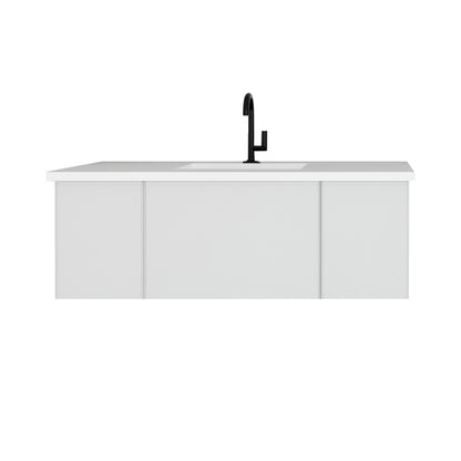 Laviva Vitri 48 inch Cloud White bathroom vanity