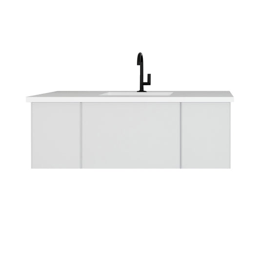 Laviva Vitri 48 inch Cloud White bathroom vanity