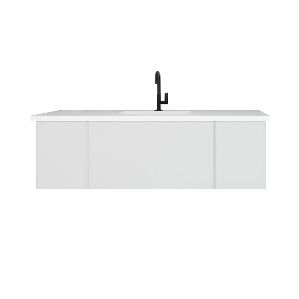 Laviva Vitri 54 inch Cloud White bathroom vanity