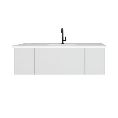 Laviva Vitri 54 inch Cloud White bathroom vanity