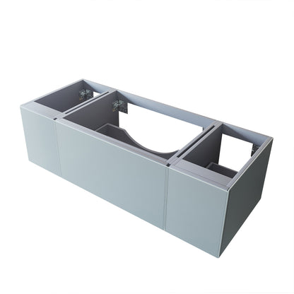 Laviva Vitri 54 inch Fossil Grey Wall Hung bathroom vanity cabinet