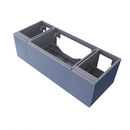 Laviva Vitri 54 inch Nautical Blue Wall Hung bathroom vanity cabinet