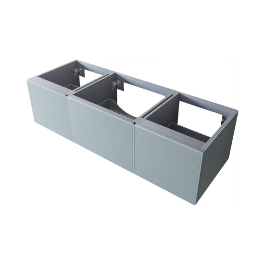 Laviva Vitri 60 inch Fossil Grey Single Sink Wall Hung bathroom vanity cabinet
