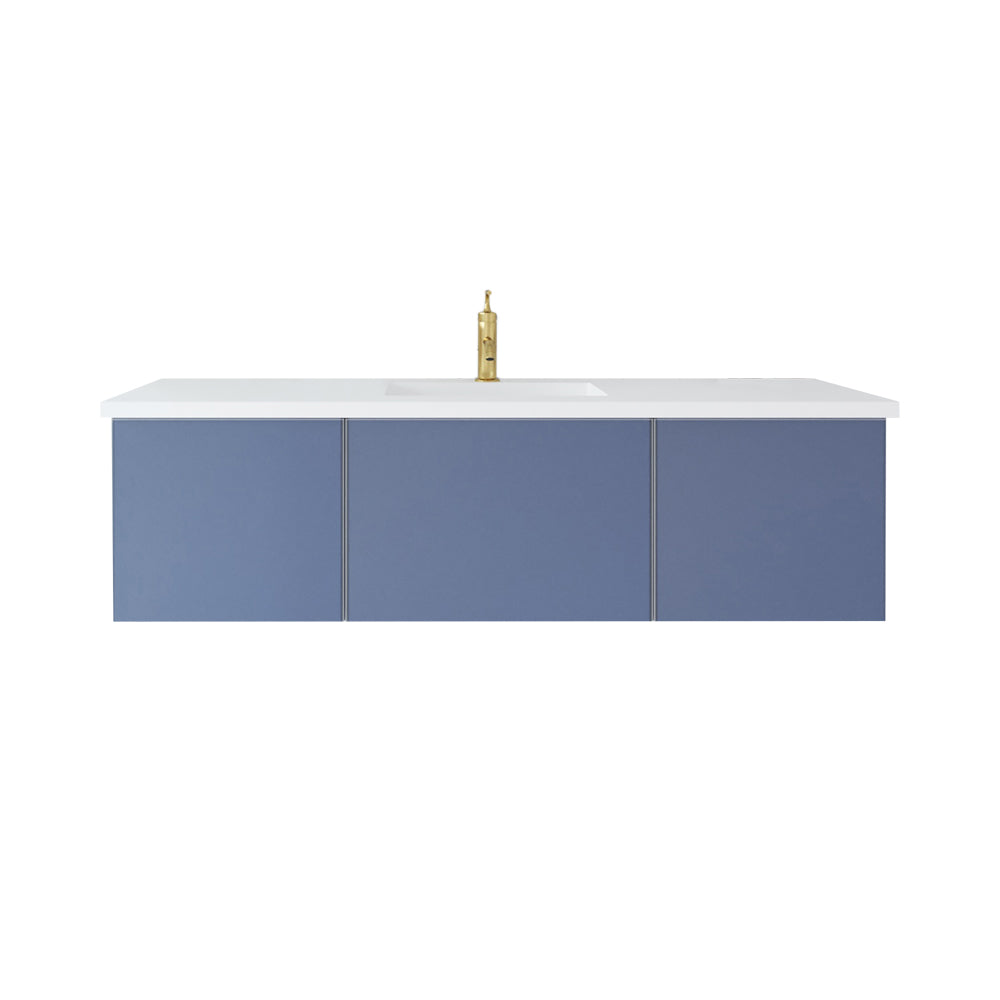 Laviva Vitri 60 inch Nautical Blue Single Sink bathroom vanity
