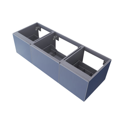 Laviva Vitri 60 inch Nautical Blue Single Sink Wall Hung bathroom vanity cabinet