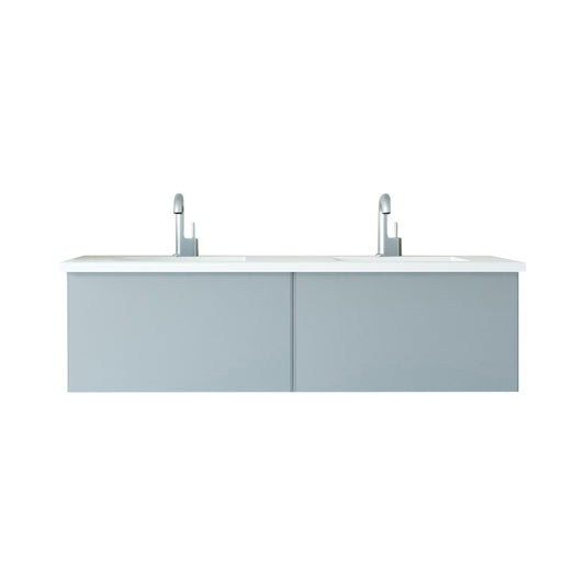 Laviva Vitri 60 inch Fossil Grey Double Sink bathroom vanity