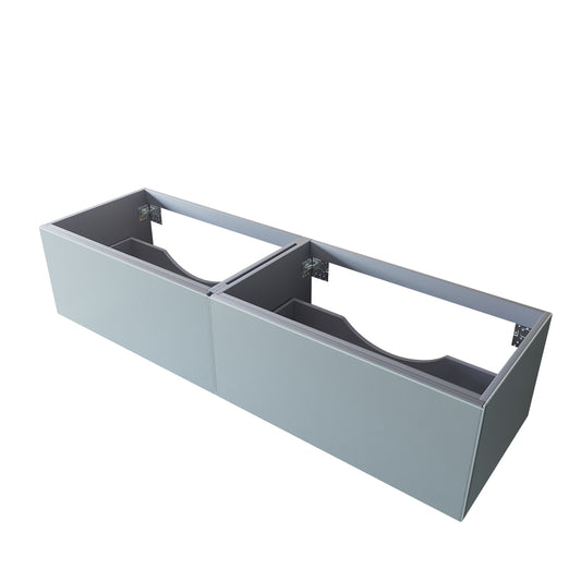 Laviva Vitri 72 inch Fossil Grey Double Sink Wall Hung bathroom vanity cabinet