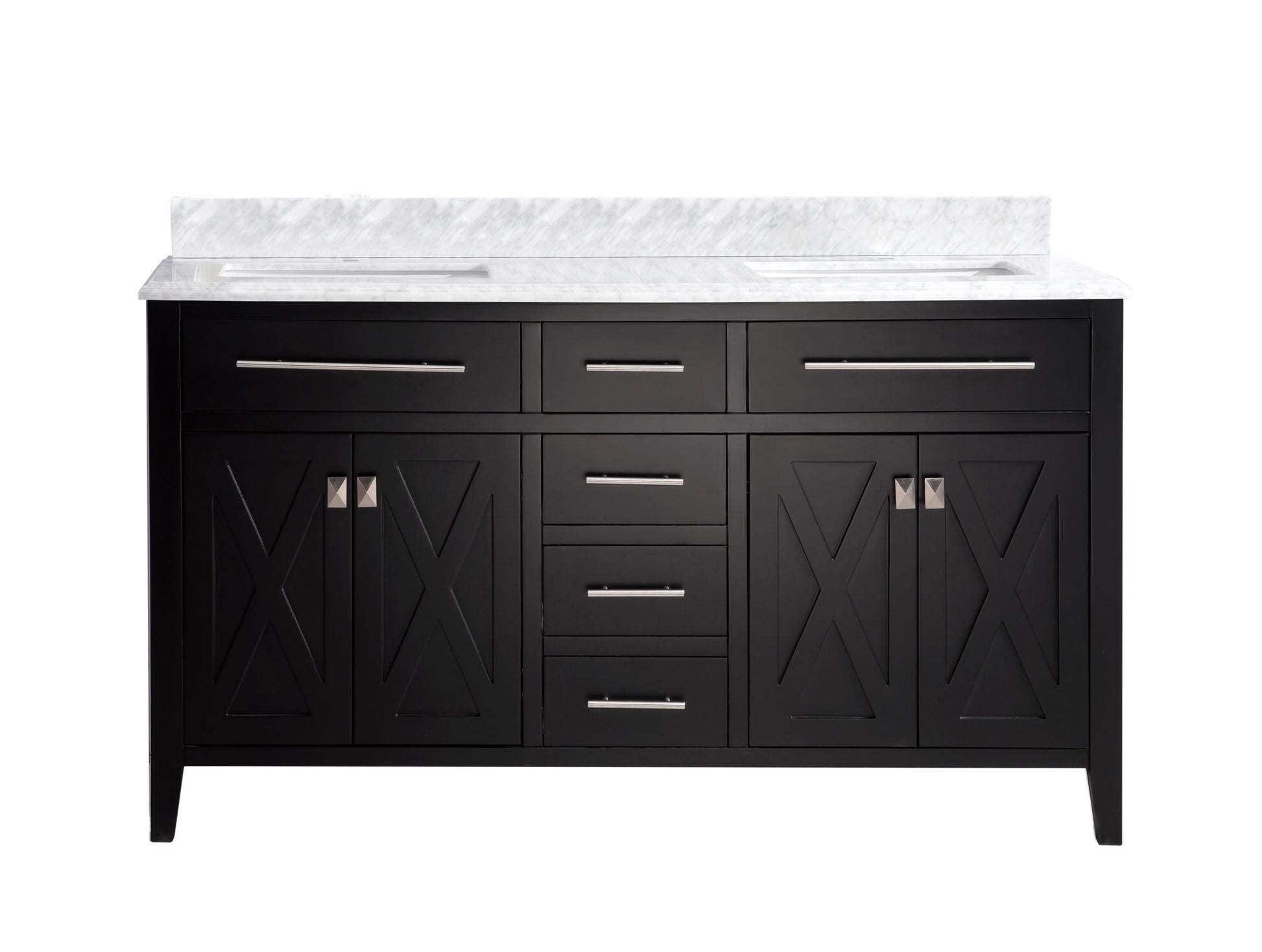 Laviva Wimbledon 60.0 Espresso Bathroom Vanity with Quartz Countertop