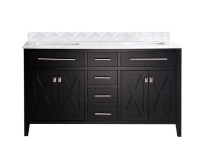 Laviva Wimbledon 60.0 Espresso Bathroom Vanity with Quartz Countertop